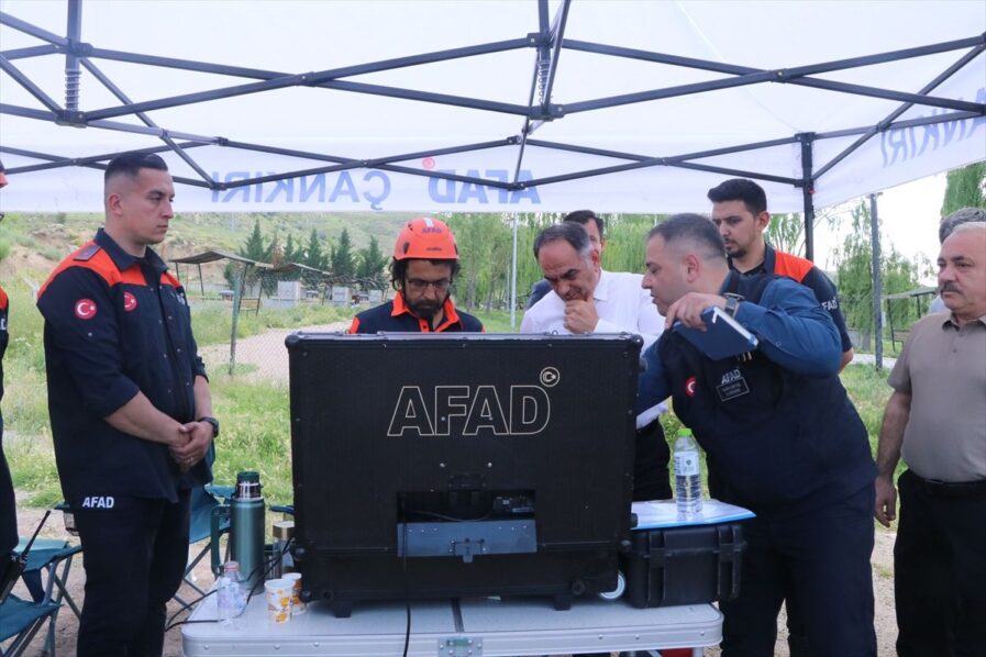 Çankırı’da heyelan tatbikatıyla afet hazırlığı test edildi